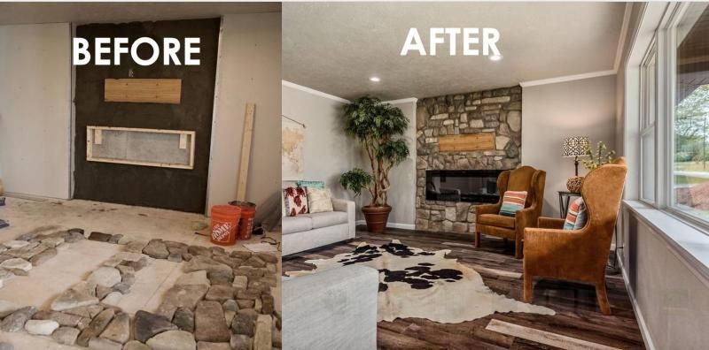 before & after
