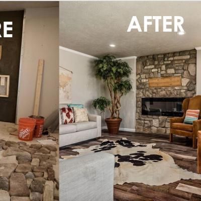 before & after