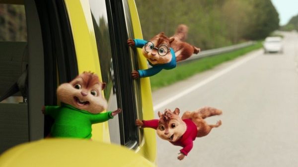 Alvin and the Chipmunks hanging out 