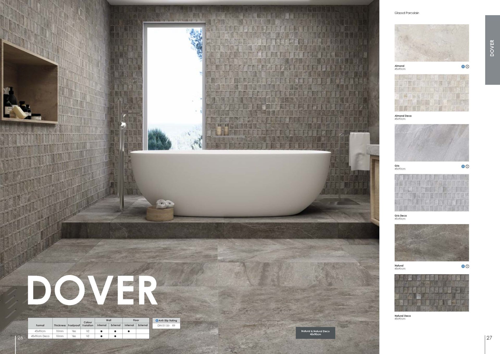 Floor and wall tiles