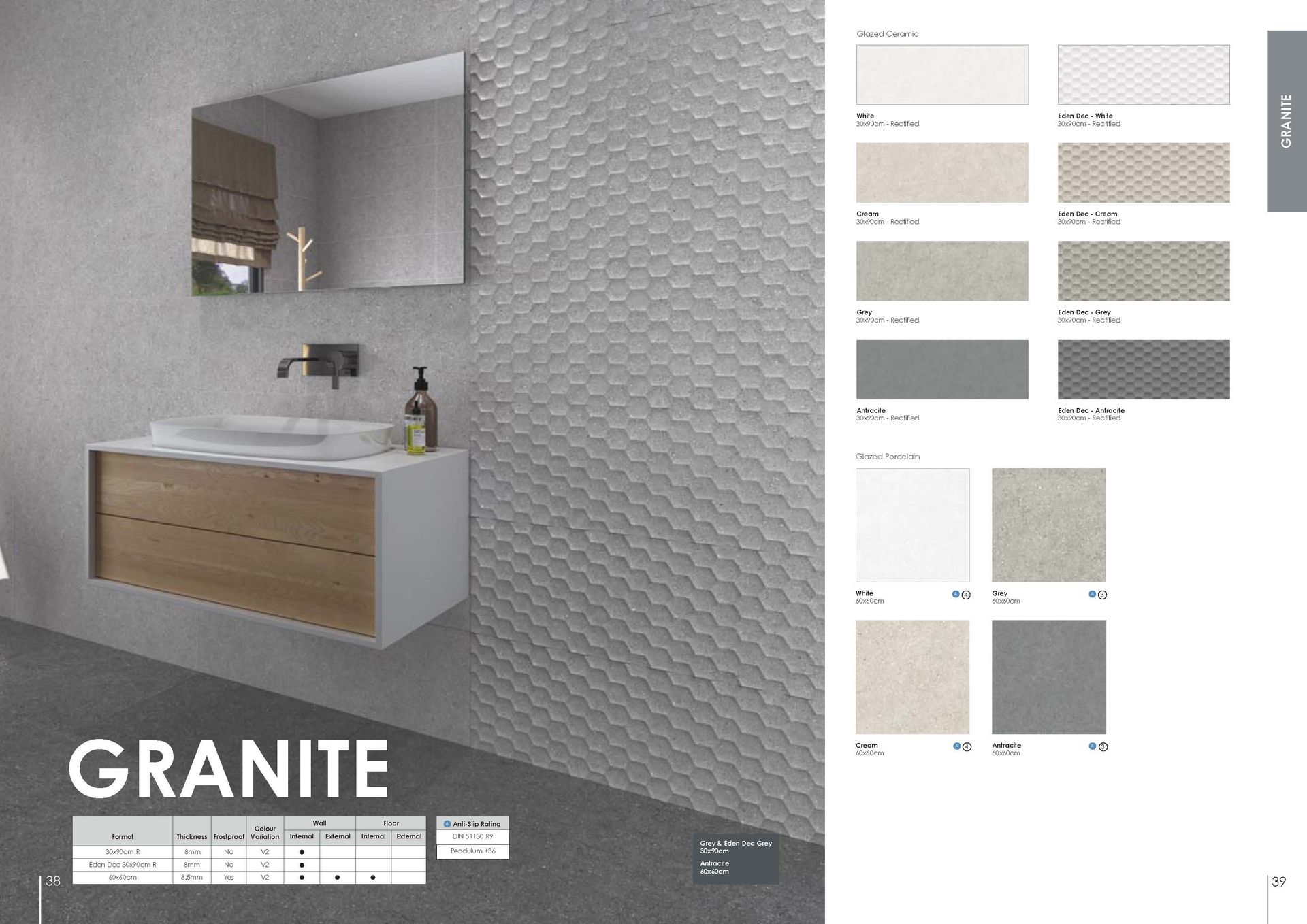 Floor and wall tiles