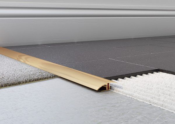 Carpet to tile trim gold carpet to tile trim
