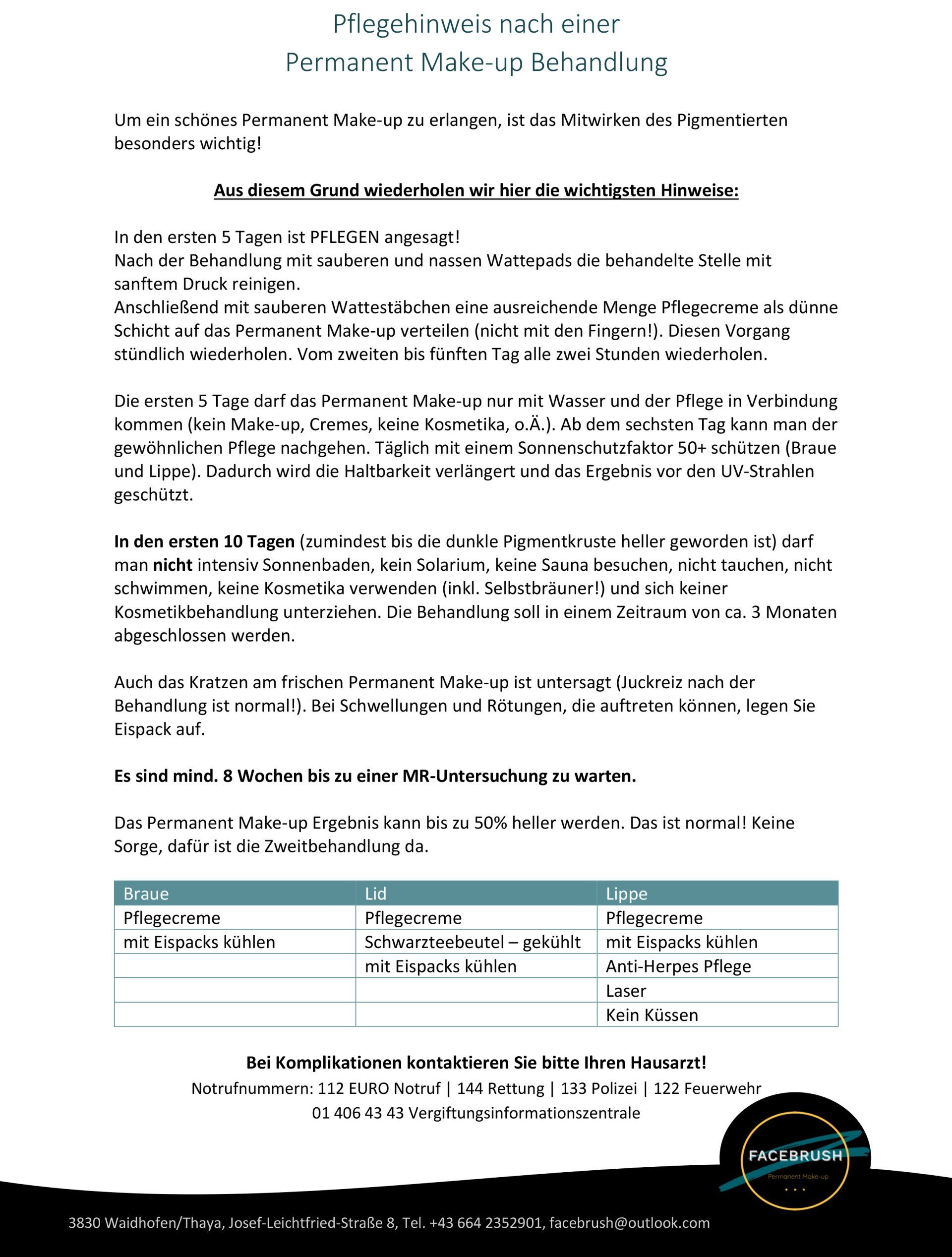 pflegehinweis