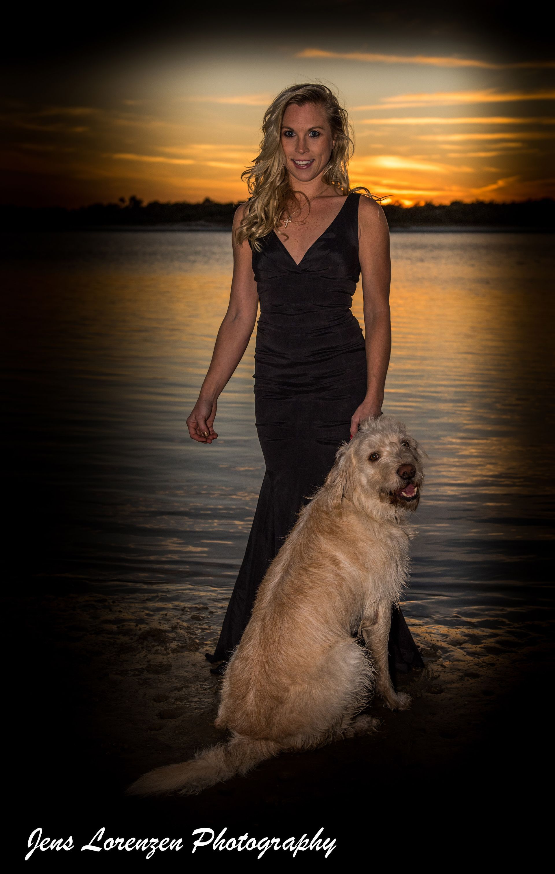 Woman with Her Dog