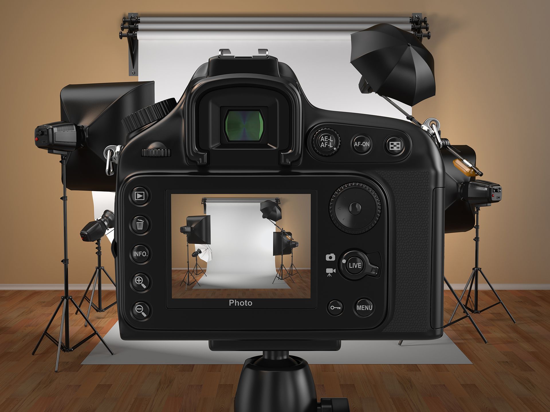 Camera in Studio