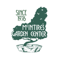 McIntire’s Garden Center logo with tree in planter and “Since 1976” text