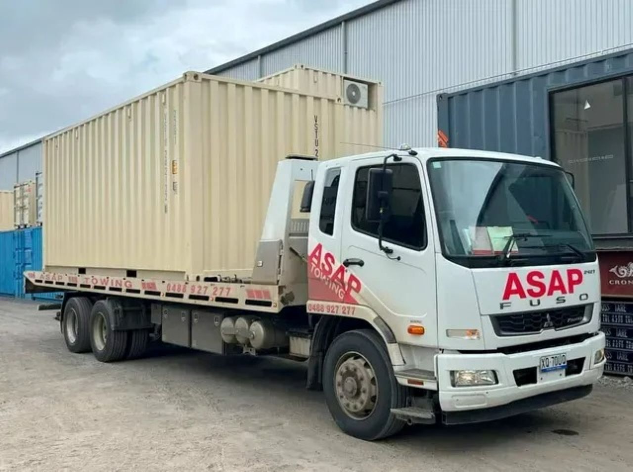 Shipping Container Removals in Gympie | ASAP Towing