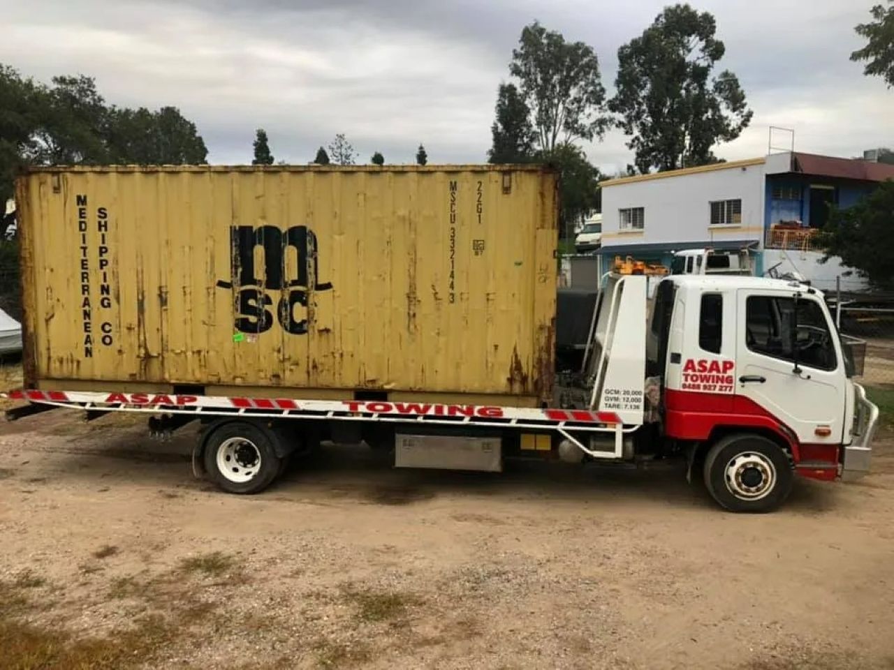 White Classic Ford Pickup Truck on a Tow Truck — ASAP Towing Pty Ltd In Gympie, QLD
