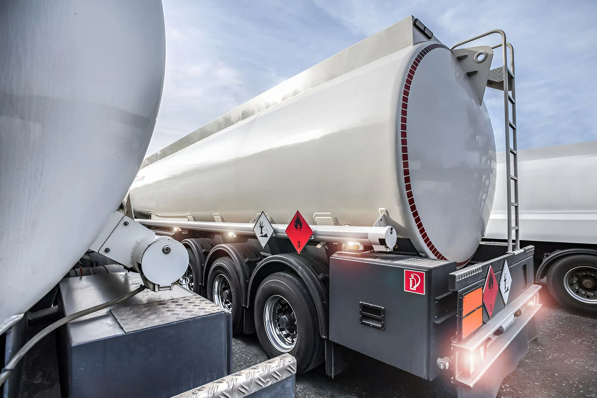 White Tanker Truck on a Road — ASAP Towing Pty Ltd In Gympie, QLD