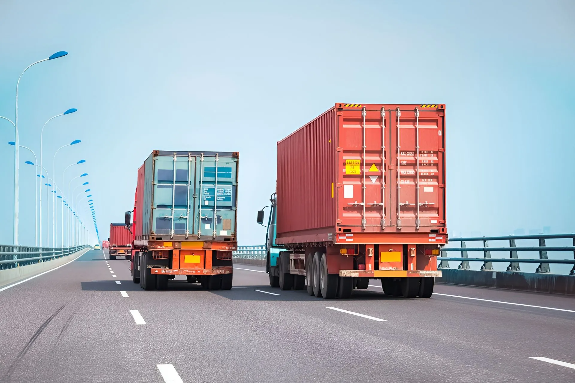 Two Semi-trucks With Cargo Containers — ASAP Towing Pty Ltd In Gympie, QLD