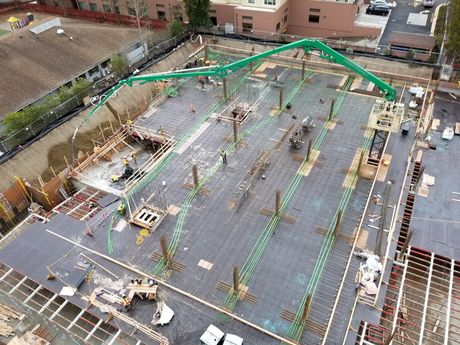 field stud welding, jobsite stud welding, jsw stud rails, embeds, psr rails, punching shear connectors, punching shear rails