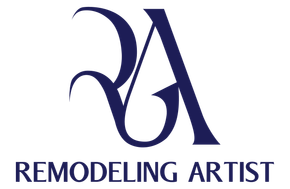 The logo for The Remodeling Artist shows a house and a hammer.