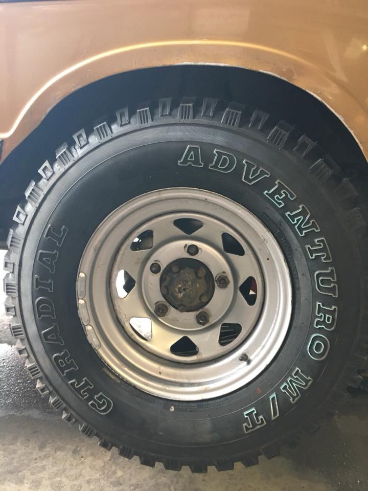 image of wheel on car