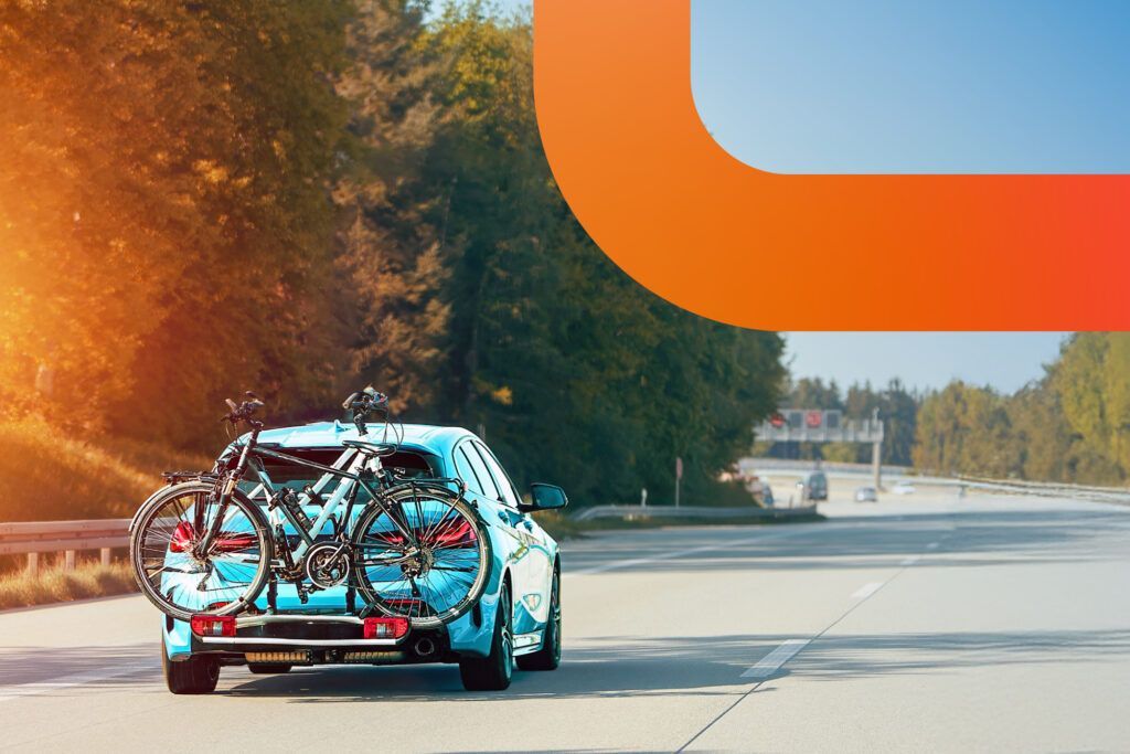 Car with bicycles