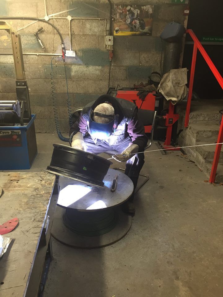 image of man welding