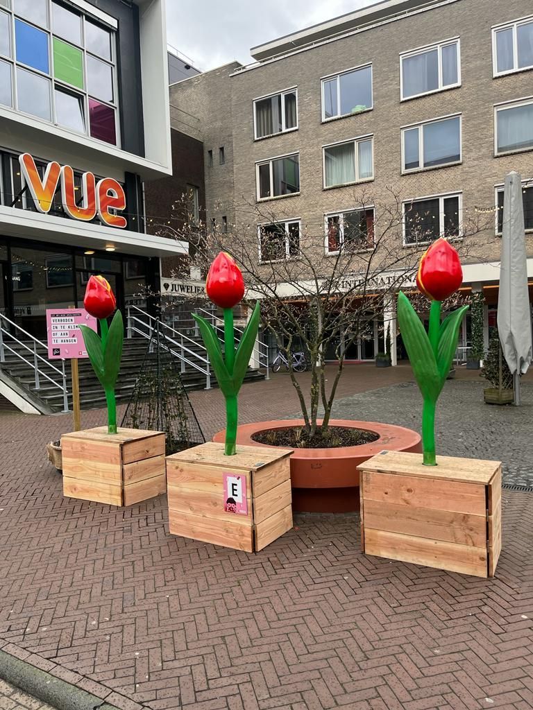 Polyester XL Tulp