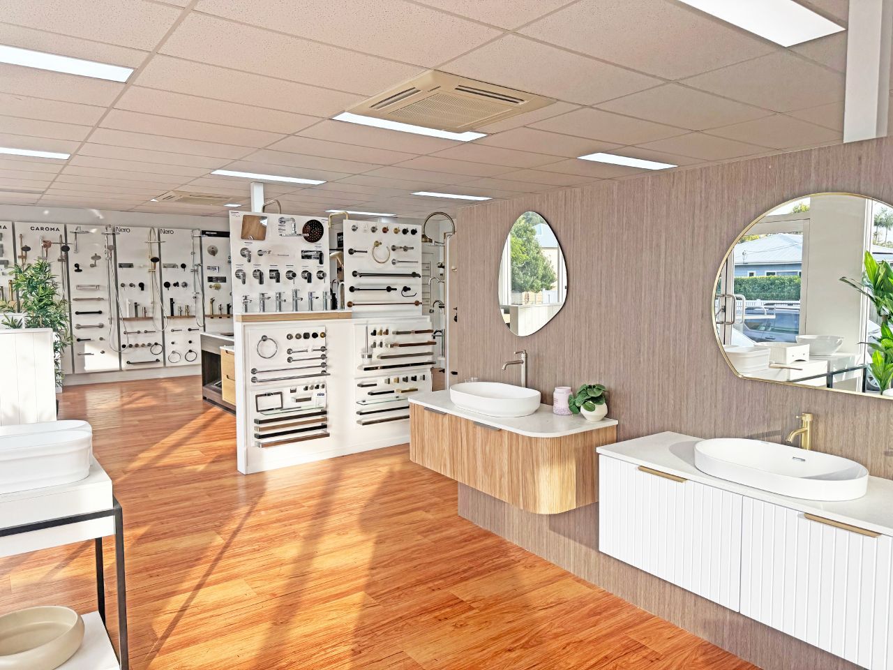 The best plumbing brands at Alderley showroom,