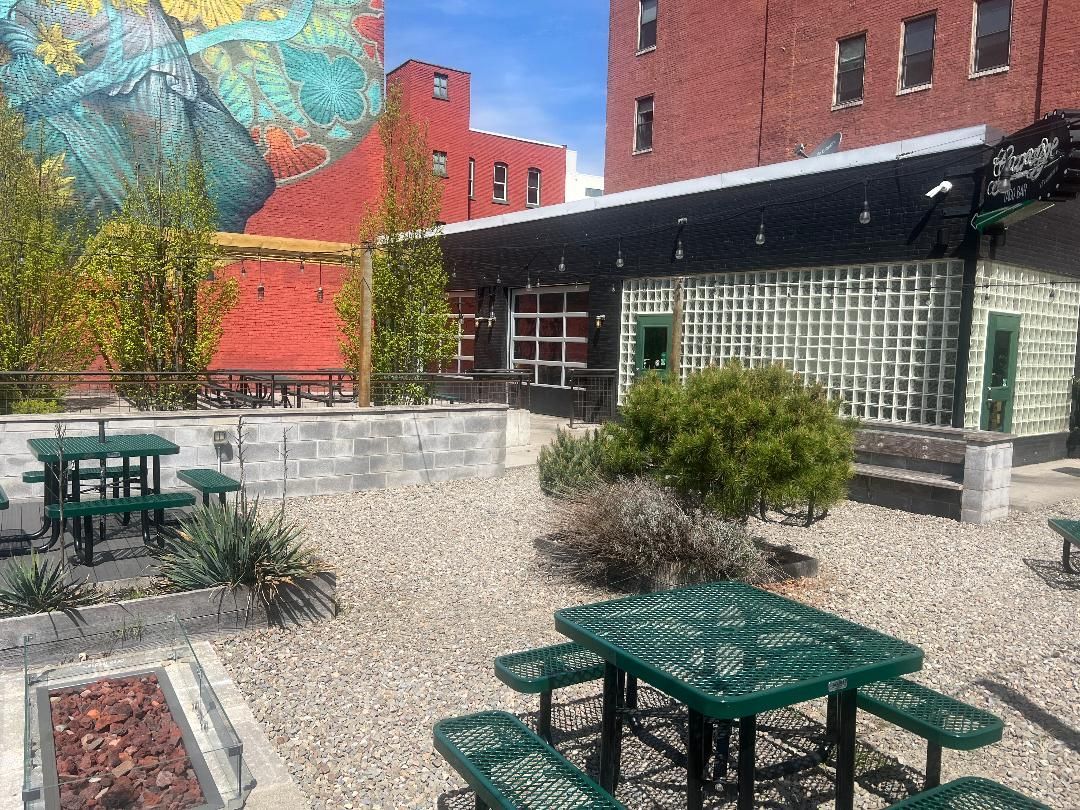 Outside area of Garage Taco Bar