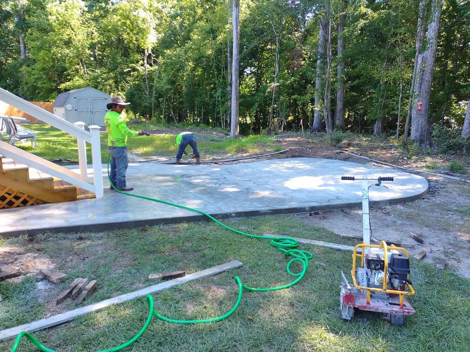 Concrete Patio Installation — Kinston, NC — Hugo's Concrete LLC