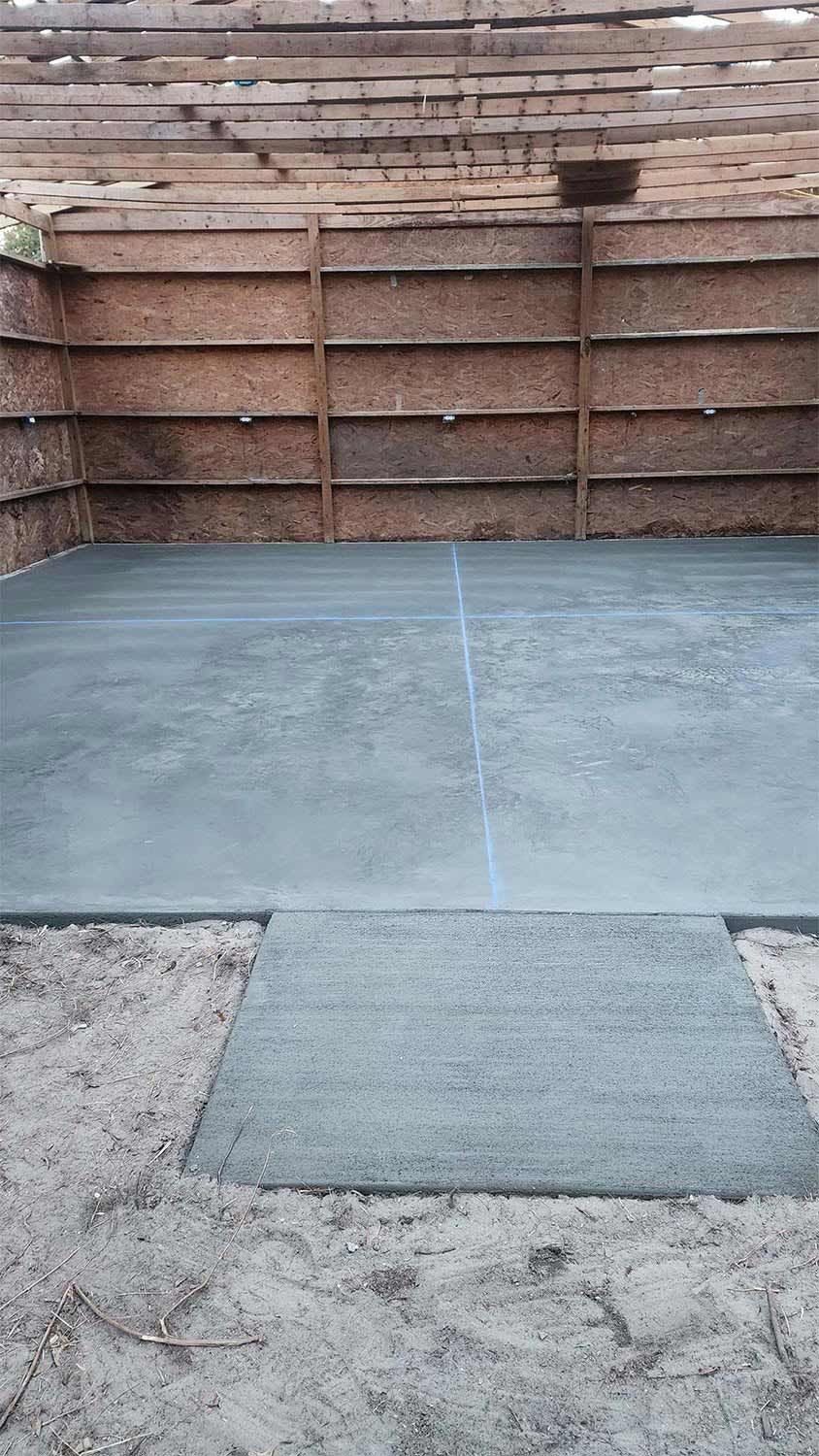 After Commercial Concrete Project — Kinston, NC — Hugo's Concrete LLC