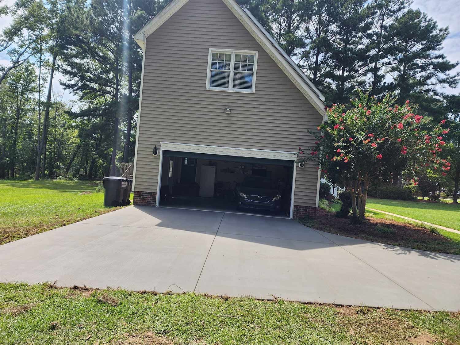New Concrete Driveway — Kinston, NC — Hugo's Concrete LLC