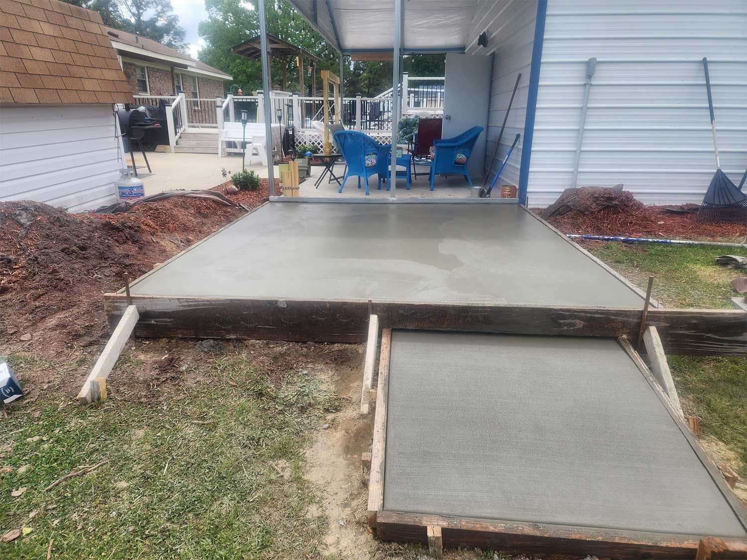 After Concrete Construction — Kinston, NC — Hugo's Concrete LLC