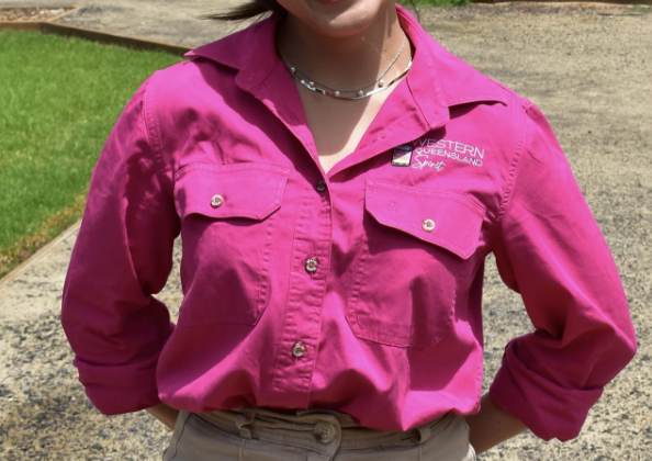 WQS Pink Women's Work Shirt