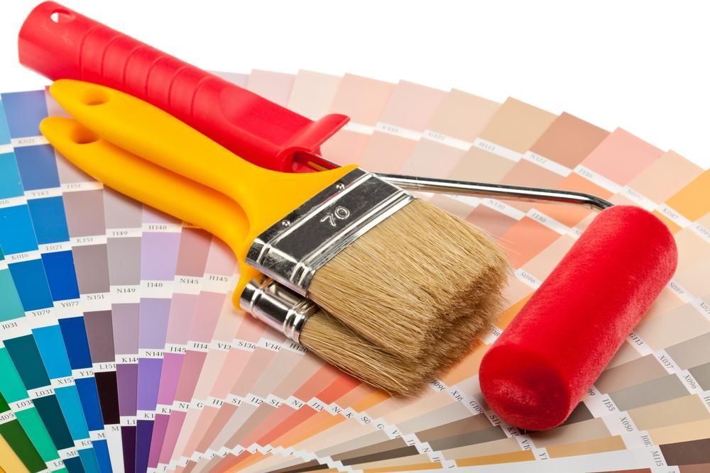 Three Paint Brushes And A Paint Roller — Paint & Trade Supplies Lismore In Goonellabah, NSW