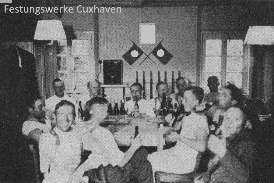 Im Geschützbunker