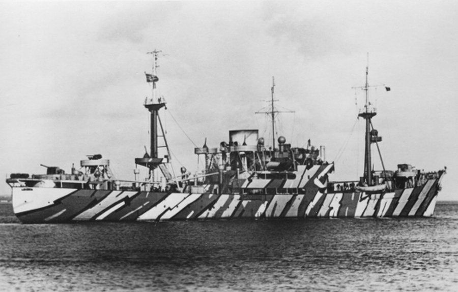 Ein deutscher Sperrbrecher
