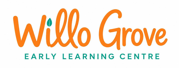 Willo Grove Early Learning Centre logo in orange and teal on a white background