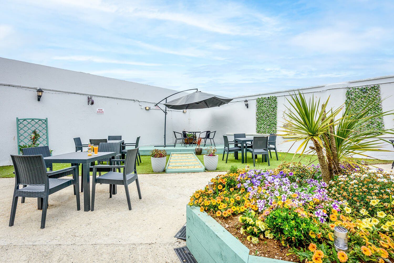 Garden at the Barrowfield Hotel