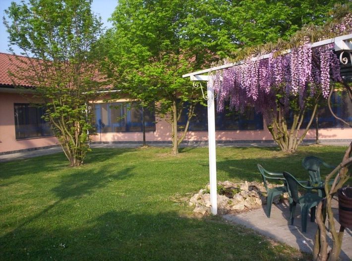 giardino residenza per anziani alluvione piovera