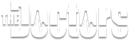 White embossed logo text reading “THE WEDDING” on a light gray background