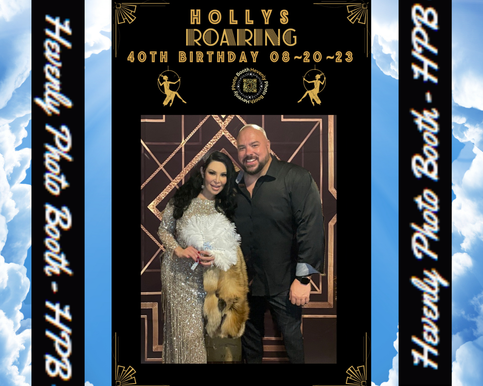 40th Birthday party photo at The Mob Musium Hevenly Photo Booth, Owned by Tera Tyrrell. We offer everything: The Roaming Halo, The Roaming Halo Las Vegas, Photo Booth Rental, Photo Booth Las Vegas, Photo Booth Corporate, Photo Booth Recepion, Photo Booth Wedding, and Photo Booth Event. Hevenly Photo Booth services all of the Las Vegas areas. Fun Party Entertainment.