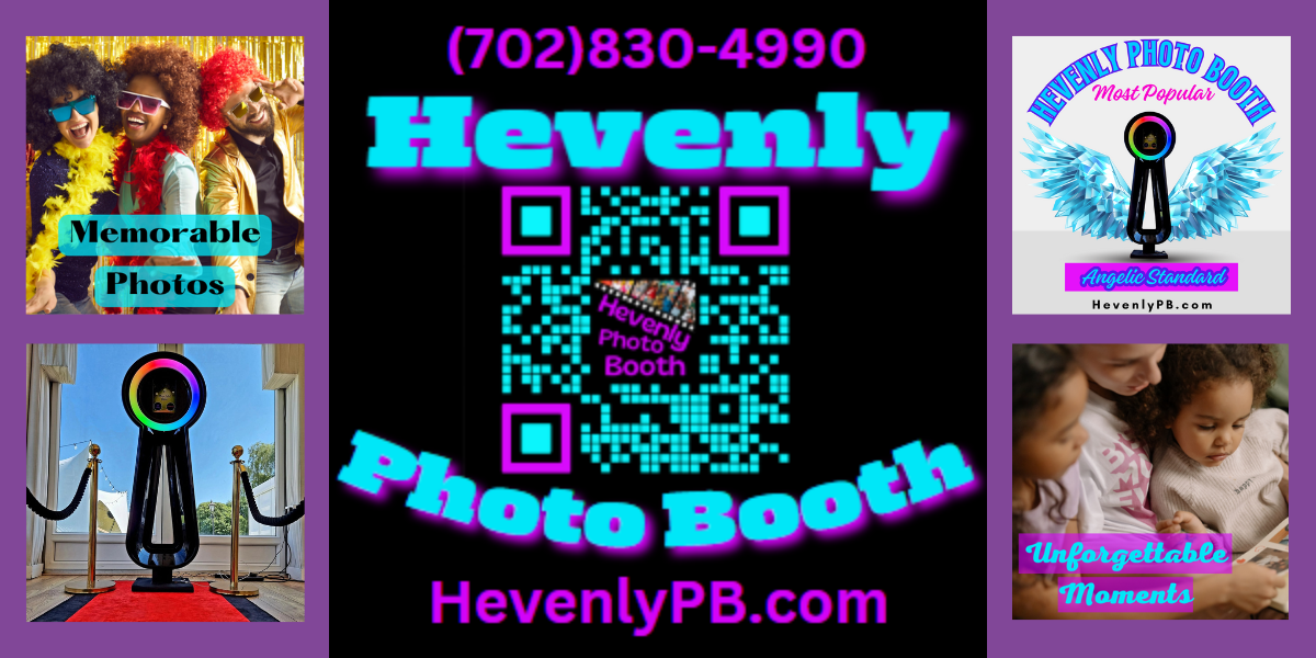 Photo of The Roaming Halo QR code and The Roamin Halo. We offer everything: The Roaming Halo, The Roaming Halo Las Vegas, Photo Booth Rental, Photo Booth Las Vegas, Photo Booth Corporate, Photo Booth Recepion, Photo Booth Wedding, and Photo Booth Event. Hevenly Photo Booth services all of the Las Vegas areas. Fun Party Entertainment.