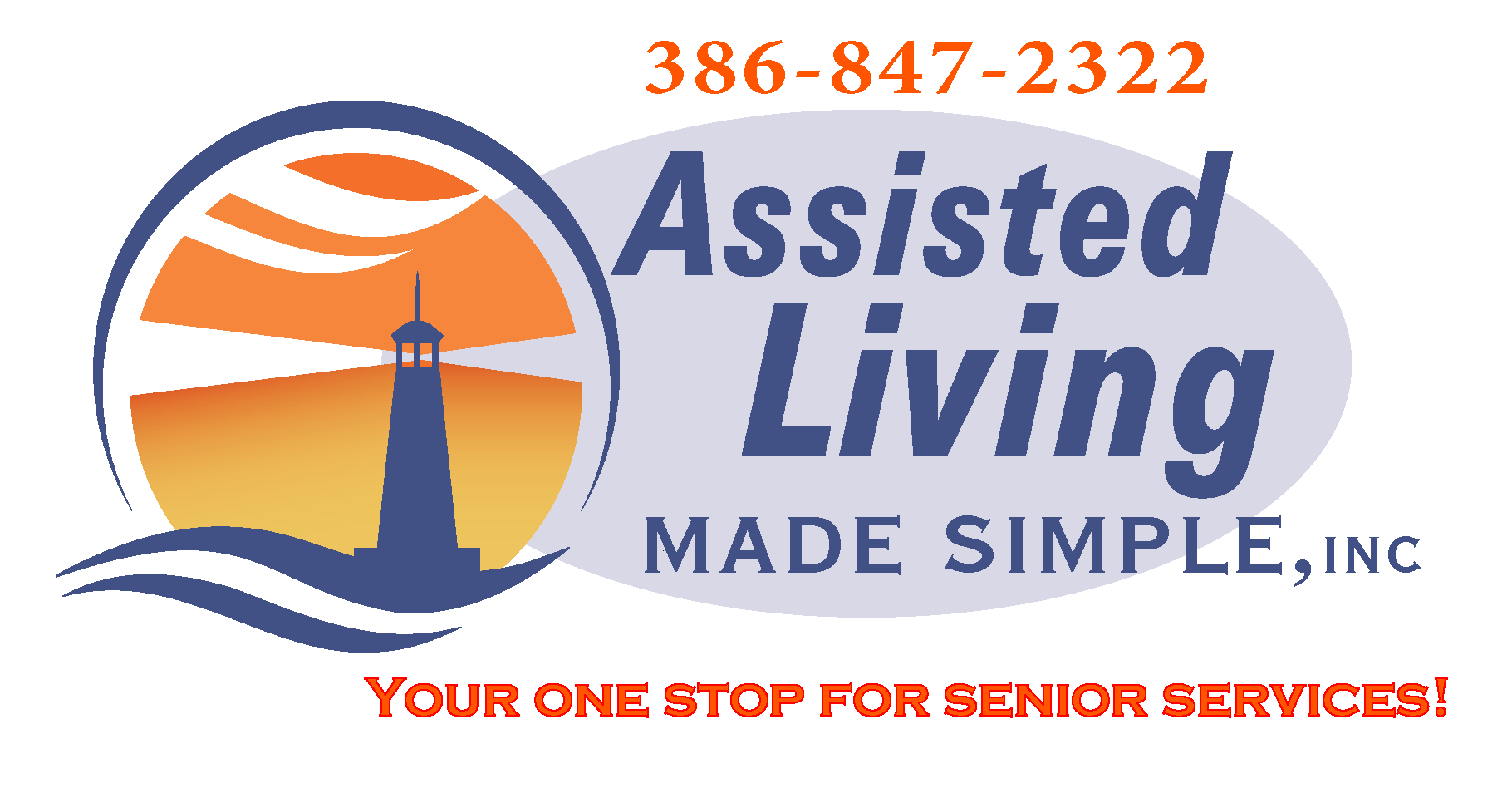 A logo for assisted living made simple inc.