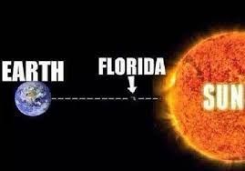 A diagram showing the distance between the earth and the sun.