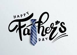 It is a happy father 's day greeting card with a tie.