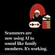 Scammers are now using ai to sound like family members . it 's working.