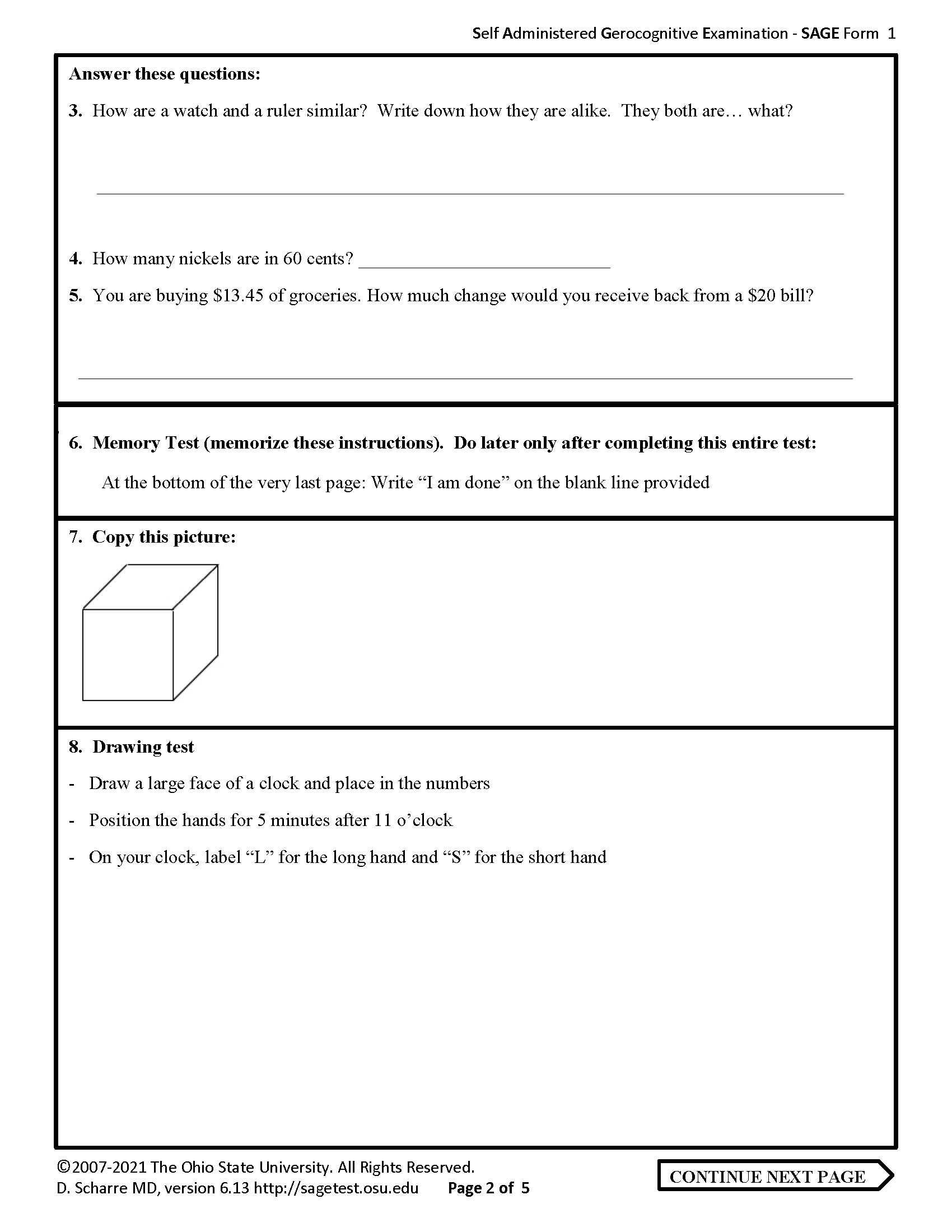 A black and white page with a drawing of a l on it.