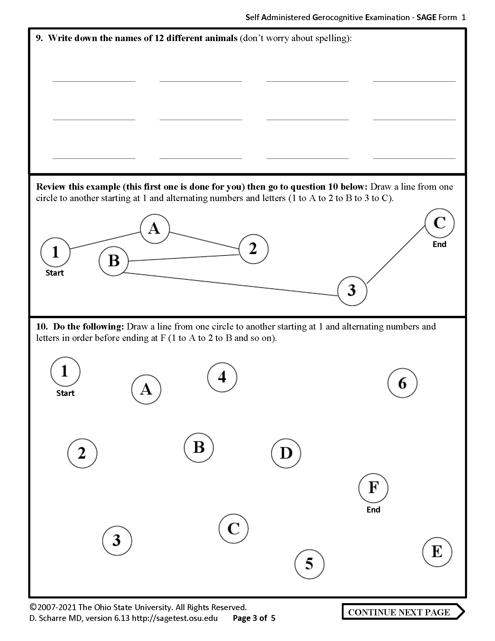 A black and white worksheet with circles and lines on it.