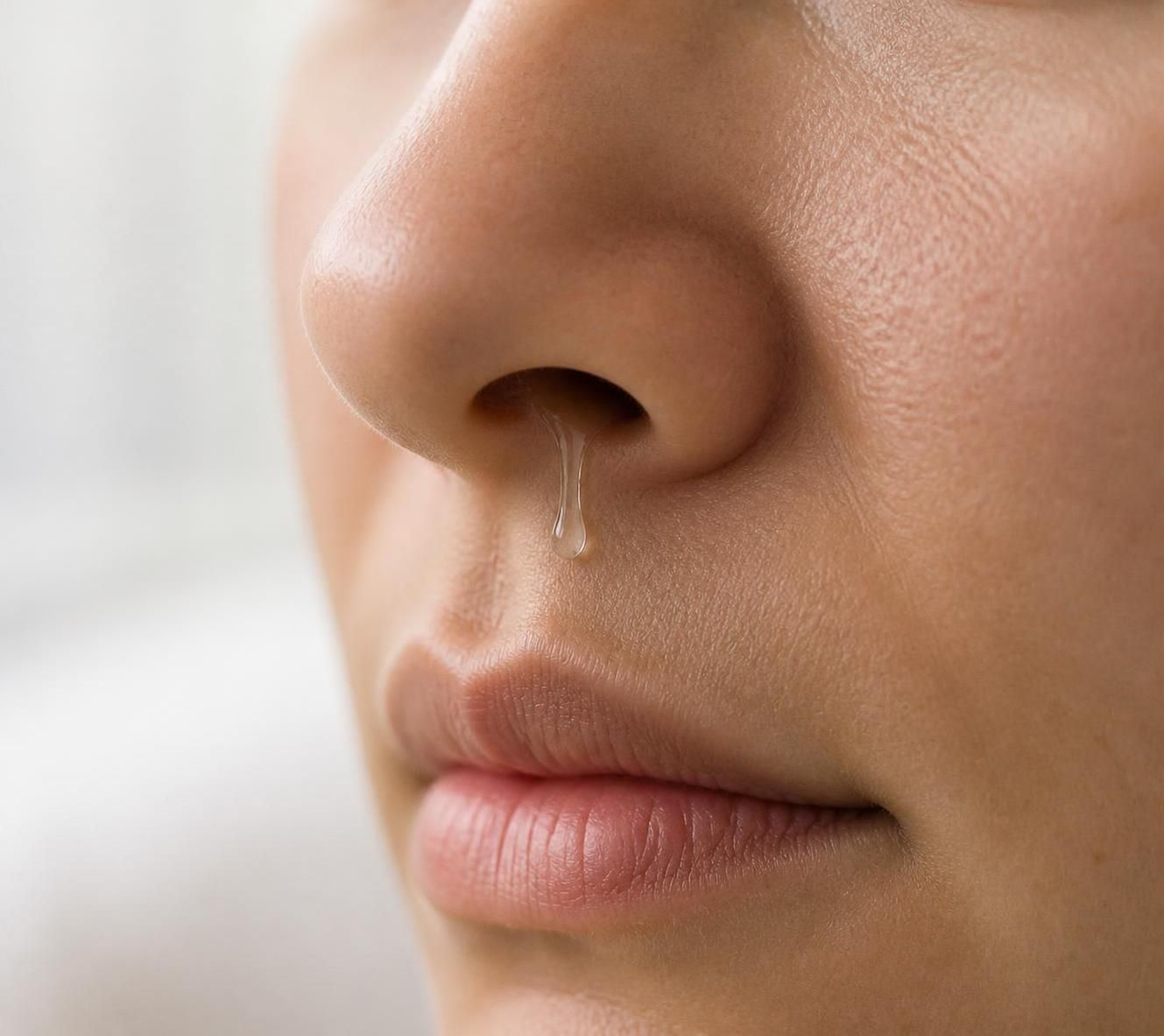 CSF leak through the nose