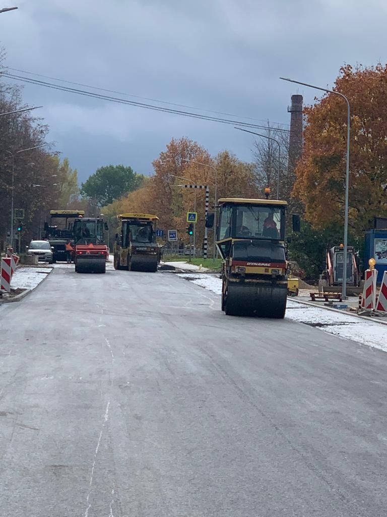 Reconstruction works of Gaismas and Jaunceltnes streets in Aizkraukle