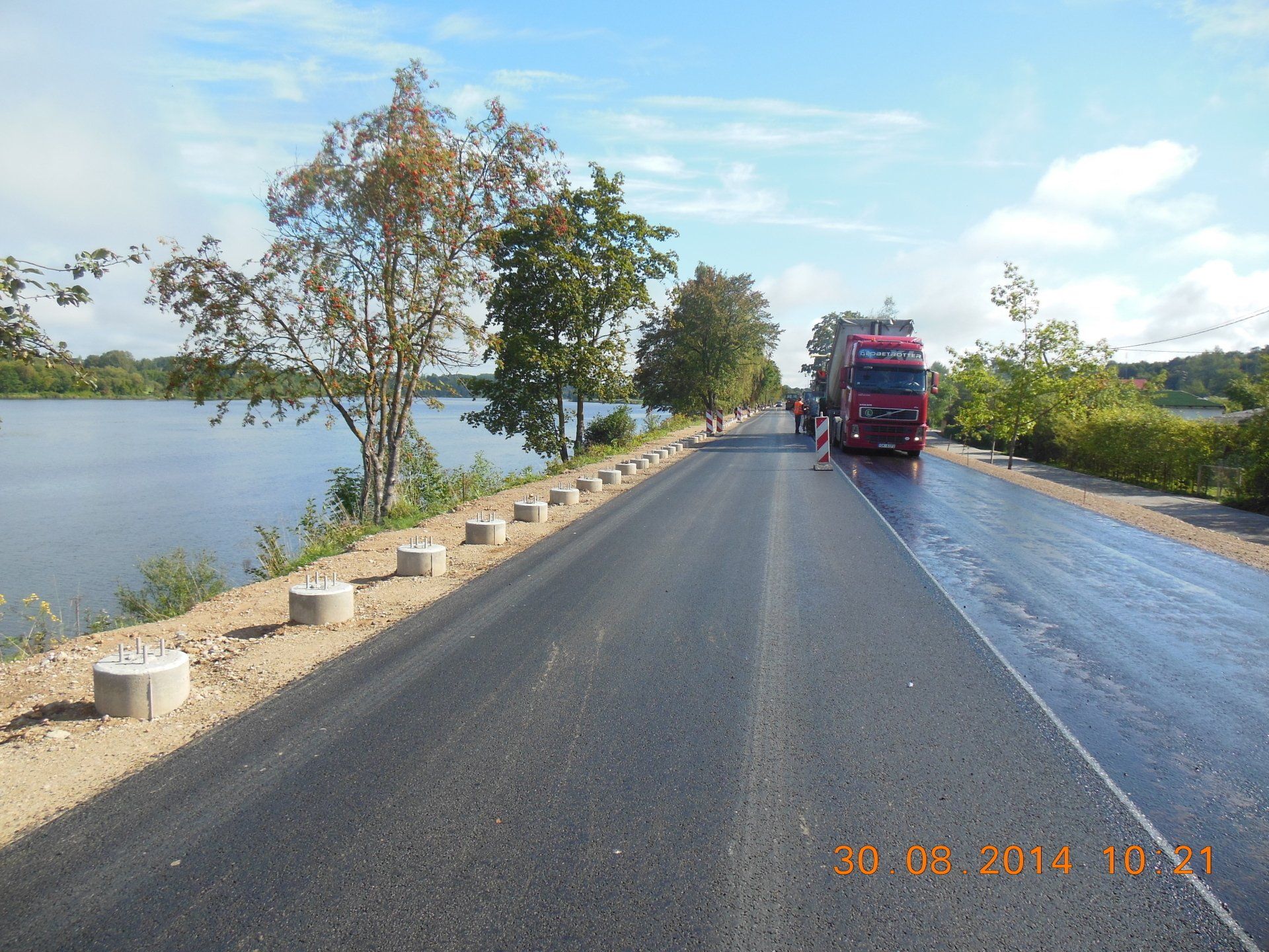 Reconstruction of the street of the transit route - Riga highway - in the city of Jaunjelgava