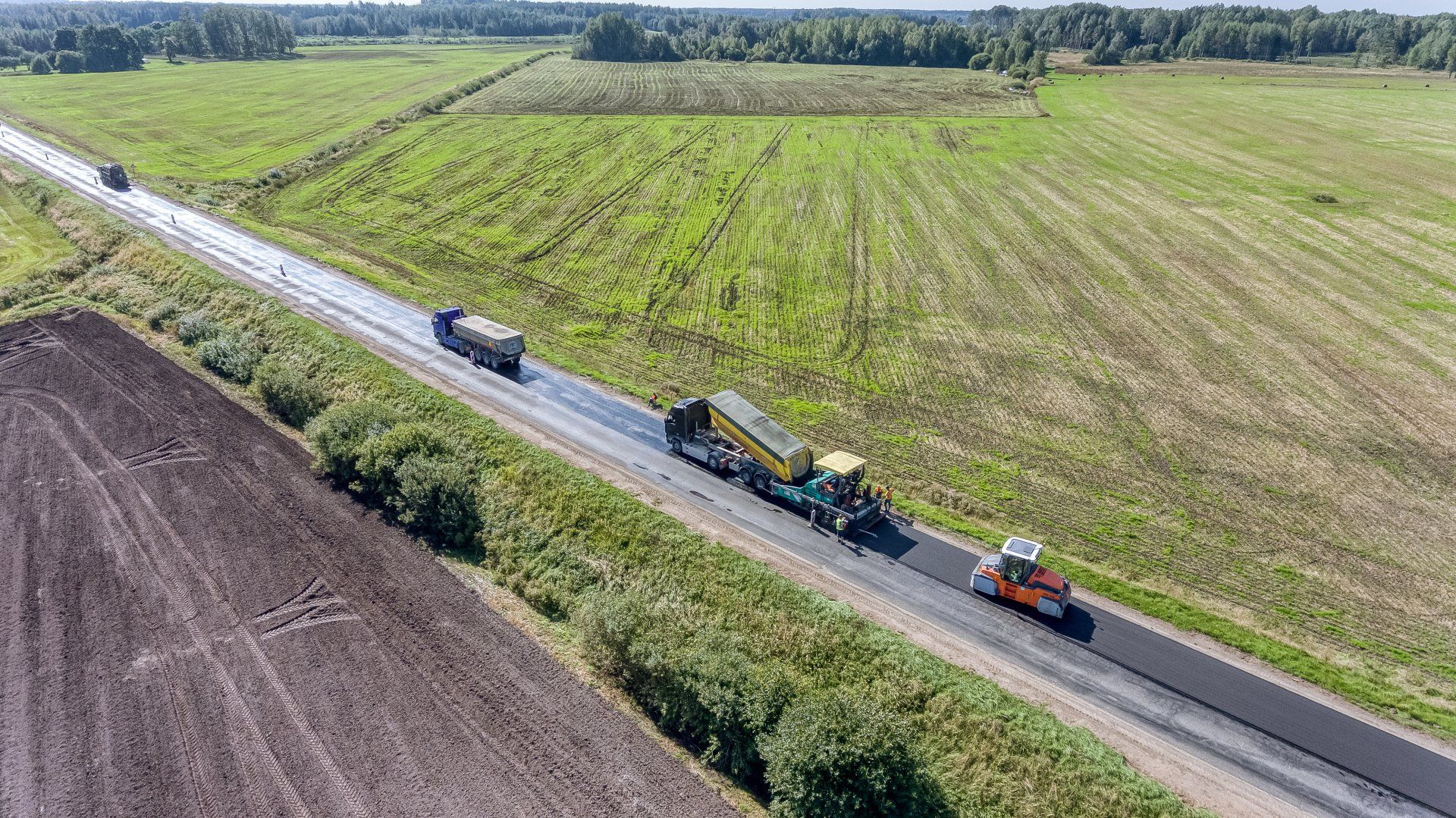 Restoration of the pavement of the section of the state regional highway P86 Serene - Kalnie 0.000 - 15,200