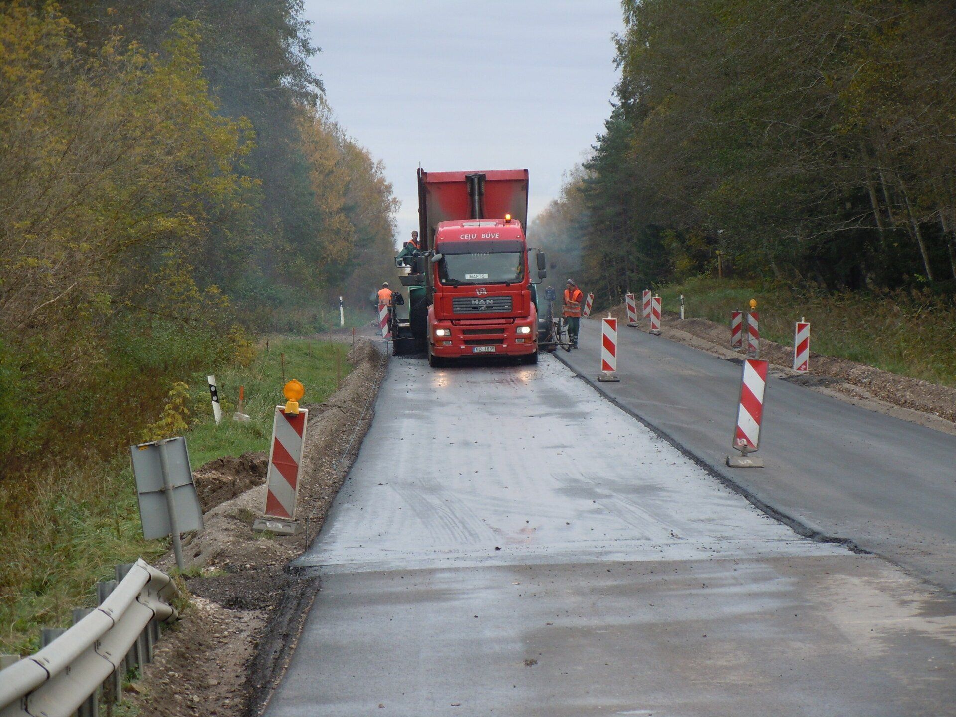 Reconstruction of the pavement of the state main highway A10 Riga - Ventspils, picture 5