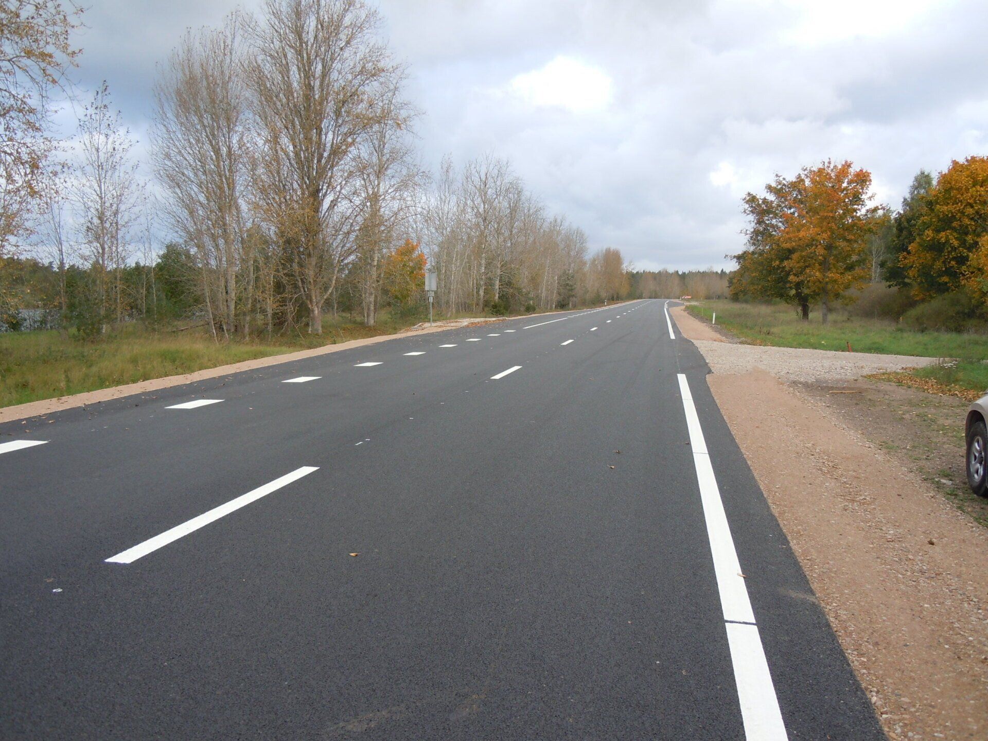 Reconstruction of the pavement of the state main highway A10 Riga - Ventspils section 145.48 - 164.36