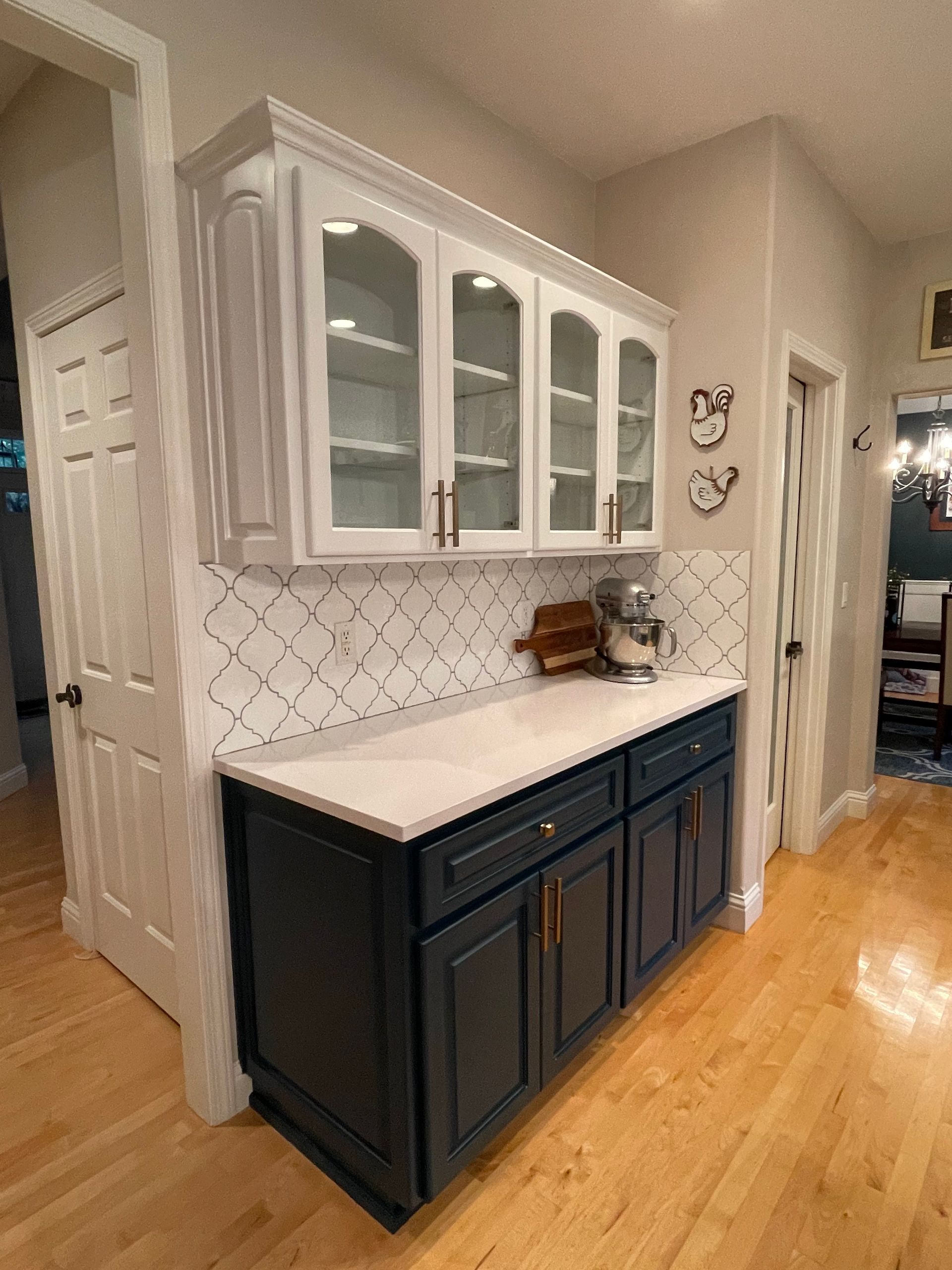 Kitchen interior painting complete