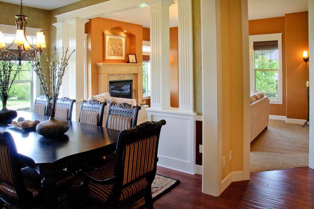 Kitchen and dining interior painting